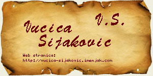 Vučica Šijaković vizit kartica